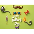 thumbnail image 4 of Decorative Design Happy Father's Day Banner Stylish Accessories Green Background for Father's Day Celebration Home Decoration Gift Display, 4 of 7
