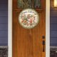 thumbnail image 5 of Letrero de puerta de otoño Juesi, decoración de pared con corona, letrero de bienvenida de otoño de granja con estampado de ardilla, adorno festivo de otoño, hecho en PVC, 5 of 6