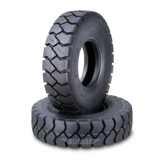 SUPERGUIDER HD 5.00-8 /10TT Forklift Tire w/Tube Flap 5.00x8 , SET 2 -12026