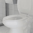 thumbnail image 3 of Elongated Toilet Seat Slow Close, Quiet Toilet Seat Cover with Never Loosen Durable Toilet Seat Lid Easy to Install & Clean, Polypropylene (PP), 19" Elongated Biscuit, 3 of 9