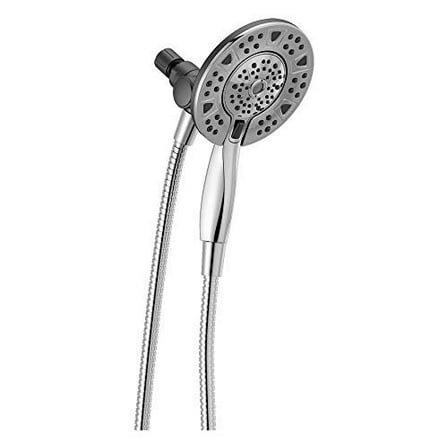 DELTA In2ition 4-Spray Dual Showerhead and Handheld Showerhead with Pause in Chrome