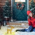 thumbnail image 6 of Mikhai Clearance LED Christmas Pre-Lit Reindeer Outdoor Decorations,11.8 Inch Xmas Light Up Deer Yard Decor Lighted Christmas Battery Powered Ornament for Holiday Front Door Patio Garden Décor, 6 of 7