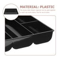 thumbnail image 7 of Phenofice Black Plastic Desktop Storage Organizer Box, Multi-Purpose Container for Office, Kitchen, Bedroom Use, 7 of 7