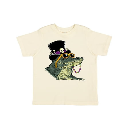 

Inktastic Mardi Gras VooDoo Gator Gift Toddler Boy or Toddler Girl T-Shirt