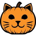 thumbnail image 3 of CafePress - Cat Jack O Lantern Pumpkin - Cotton Baseball Jersey, 3/4 Raglan Sleeve Shirt, 3 of 4