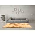 thumbnail image 3 of Ahgly Company Indoor Round Abstract Orange Modern Area Rugs, 8' Round, 3 of 4