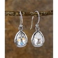 thumbnail image 1 of Vera 2S-5237CL-1 Sterling Silver Tear Drop CZ Earring, 1 of 1
