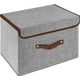 thumbnail image 1 of Foldable Storage Boxes with Lids, Fabric Storage Cubes with Handles, for Home, Office, 25 X 19 X 16 cm, 1 of 5