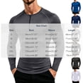 thumbnail image 2 of Kalauyu Mens Long Sleeve Half Zip Compression Athletic Elastic Tight T Shirts Quick Dry Moisture Wicking Gym Sport Fitted Tops, 2 of 8