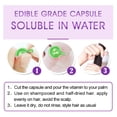 thumbnail image 3 of Cápsulas de Suero Hidratantes de 30 Recuentos Cápsulas de Aceite de Cabello Hidratante para el Cabello Dañado Seco Nutritivo, 3 of 7