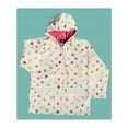 thumbnail image 2 of Little Girls White Polka Dots Rain Coat 4T, 2 of 2