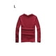 thumbnail image 4 of Qarigey Top básico para hombre, ropa interior cálida de otoño, Base para clima frío, ropa de Color sólido, Jersey informal de ocio, deportes, Camisetas L Rojo Espesar Qarigey  AP013161-14, 4 of 6