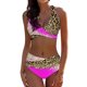 thumbnail image 4 of Gibobby Conjunto de bikini sexy Tankini de talle con estampado de leopardo para mujer, bragas triangulares, conjunto de Tankini de dos piezas, traje de b(Rosa caliente,M), 4 of 4