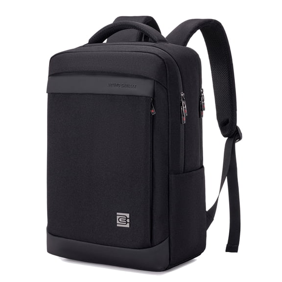 Sunexinlo 15.6 Inch Laptop Water Resistant Lightweight Anti-Theft Multi-Functional Pockets Oxford Cloth Business Commuter Travel Backpack, Black