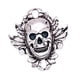 thumbnail image 3 of Broche de Retro para , Pines de Sopa, Insignia para Sombrero, Chaqueta, Decoración, Joyería, Accesorios de Ropa de Hallowen, 1.2 X 1.1 BLESIY broche de cabeza de calavera pin de solapa, 3 of 8