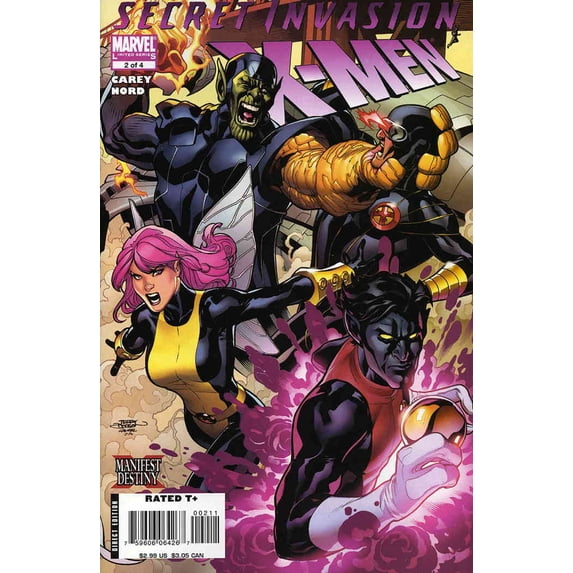 Secret Invasion: X-Men #2 VF ; Marvel Comic Book