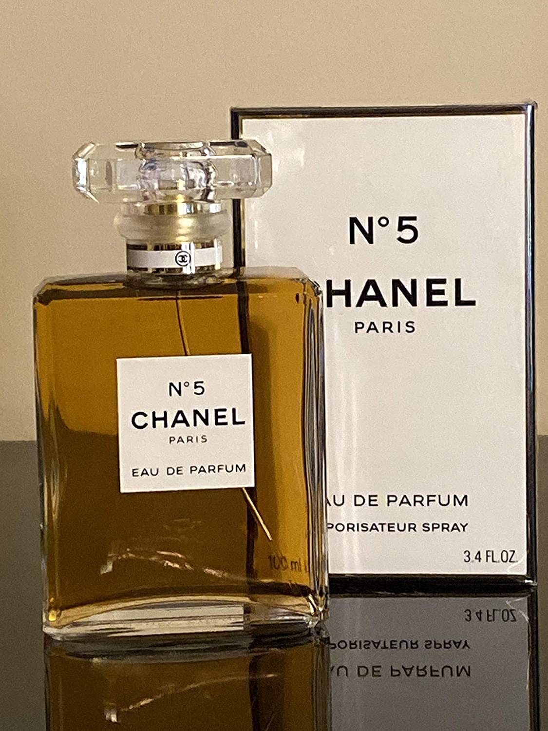 Chanel No. Eau de Parfum Spray, Perfume for Women, 3.4 oz 100 ml 