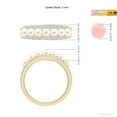 thumbnail image 6 of ANGARA Seed Freshwater Cultured Pearl and Diamond Ring in 14K Yellow Gold for Women | June Birthstone, Birthday, Anniversary, Jewelry Gift for Women | Pearl Ring, 6 of 10