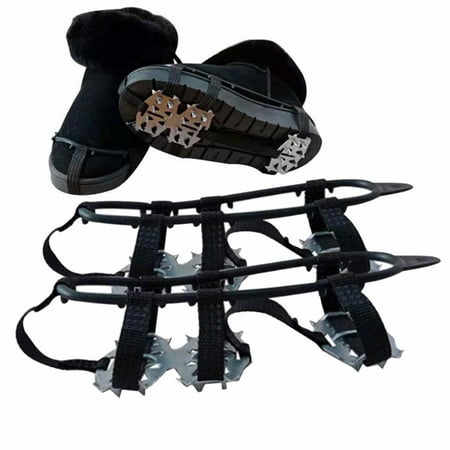 

BESTHUA Gripper Spikes Non Slip Gripper Spikes Ice Snow Grips Traction Cleats Shoe for Hiking Walking Climbing Jogging 2 Pack decent