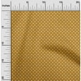 thumbnail image 2 of oneOone Jersey en Viscose Moutarde Foncé Tissu Floral Matière de Robe Tissu Imprimé Tissu au Mètre 60 Pouces de Large, 2 of 5
