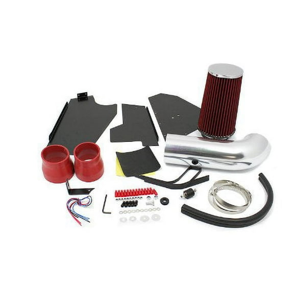 1996 1997 1998 1999 2000 Chevrolet C/K 1500 / 2500 / 3500 V8 5.0L 5.7L Heat Shield Cold Air Intake System with Filter - Red