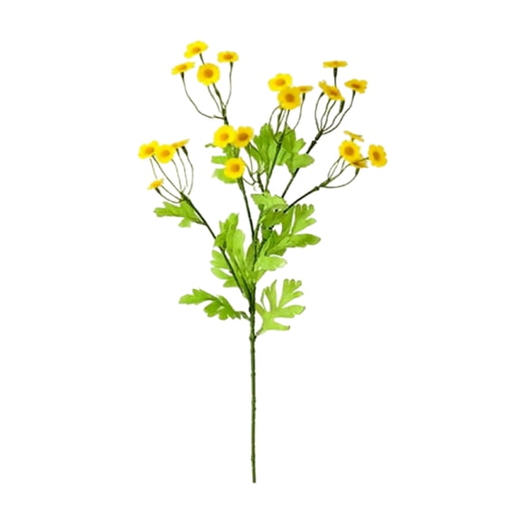 Large Outdoor Sunset Mums Flowers Realistic Fall Silk Mums Weather Yard Decorations for Porch and Garden