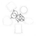 thumbnail image 3 of Mobutofu 25Pcs Photo Frame Keyring Mixed Keepsake for Friends Birthday, 3 of 7