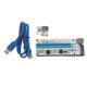 thumbnail image 1 of Tarjeta de cable PCI E Express,Tarjeta de Expansión Pci-E Express Usb 3.0,pci-e express 1x a 16x,Tarjeta vertical Pci-E Express 1x con flexible,Tarjeta de Expansión Pci-E Express Usb 3.0, 1 of 9