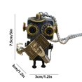 thumbnail image 3 of Huarll Clearance Punk Style Pendant J, Wooden Punk Robot Necklace Diy Handmade Craft Kit With Trendy Wooden Block Design And Creative Keychain Accessory For Style And Personal Expression, 3 of 8