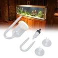 thumbnail image 1 of Fish Tank Oxygen Refiner, Corrosion Resistant Aquarium Bubble Diffuser Glass Prevent Clogging Suction Cup Fixing  for Carbon Dioxide, 1 of 7