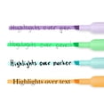 thumbnail image 5 of Sharpie Tank Highlighters, Mild Pastel Colors, Assorted, Chisel Tip, 4 Count, 5 of 6
