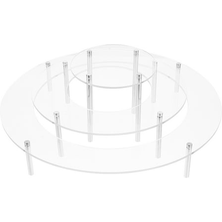 Clear Acrylic Cupcake Stand Display Shelf Food Risers for Buffet Pedestal Table Stands Shelves