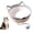 Grayish white, variant on S/M/L Basket for Cats with Attached Toy Tail,Handwoven Cat Basket Rope Cotton,Scratchable Basket for Cats Features Flexible Walls to Fight Boredom