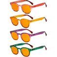 thumbnail image 1 of wonima44 Eyekepper 4 Pack Ladies Computer Glasses - Blue Light Filter Readers for Women Anti Glare Reading Glasses Orange Tinted +1.75, 1 of 1