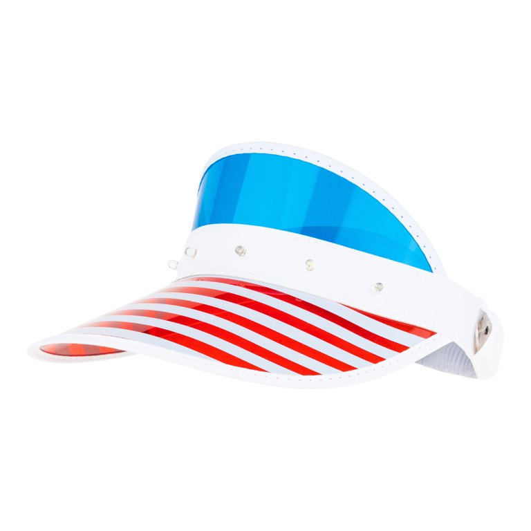 4th of July Visor USA Flag Visor Sun Visors Flag Visor Hat 