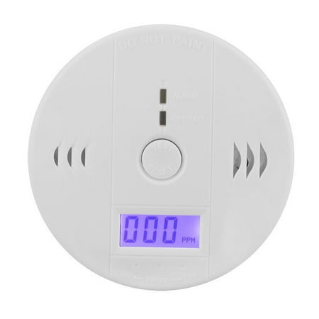 LCD CO Carbon Monoxide Detector Poisoning Gas Warning Sensor Alarm, Carbon Monoxide (Best Gas Detector For Home Safety)