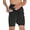 Black, variant on FEDTOSING Men's 2 in 1 Running Shorts Black Quick Dry Athletic Shorts With Pockets,up to 3XL