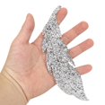 thumbnail image 4 of Rhinestones Patches, 5Pcs Leaves Pattern Rhinestones Applique Iron On Patches For DIY Clothes Backpacks Jeans T-Shirt, 4 of 8