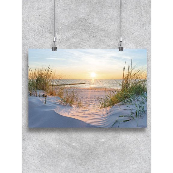 Sunset At The Beach Poster -Image by Shutterstock