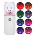 thumbnail image 2 of Pulverizador facial con diseño de animales de dibujos animados, portátil, para el hogar y la oficina, color blanco, 2 of 14