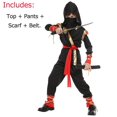 thumbnail image 1 of Disfraz de Ninja japonés Purim Boy, disfraz de guerrero samurái enmascarado, traje de semana, disfraz de carnaval, vestido de fiesta elegante de Halloween, 1 of 5