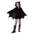 thumbnail image 6 of Odeerbi Kids Girls Halloween Dresses Stage Performance Dress Outfits Solid Color Black Role Playing Dress Black, 6 of 6