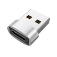 thumbnail image 2 of Charger Adapter Charging Data Transmission Aluminum Alloy Type-c Female to USB 2.0 Converter for Mobile Phone, 2 of 8