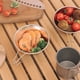 thumbnail image 3 of Tazón Comida Tazón Sopa Asiática Acero Inoxidable Plegable para para Senderismo Picnic, 3 of 9