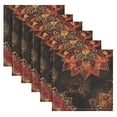 thumbnail image 6 of Satin Native Fab Cotton Dinner Napkin Autumn Bloom Dance Reusable, 6 of 8