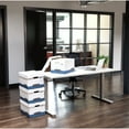 Bankers Box File Storage Boxes with Lids, White, 12Pack