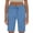 Pants-9Blue, variant on LEKWK Bermuda Shorts for Women Elastic Waist Lightweight High Waisted Cargo Shorts with Mulitple Pockets Loose Fit Bermuda Shorts Casual Travel Hiking Summer Everyday Utility Bottoms White M