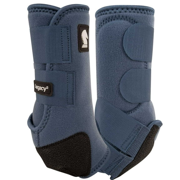Classic Equine Legacy 2 Front Boots, Dark Denim, Large