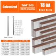 thumbnail image 2 of Clavos galvanizados de calibre 18, cabeza en T, marrón, paquete de 1600, 2 of 4