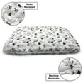 thumbnail image 3 of Floral Pet Bed, Daisies Like Flower Types Drawn by Hand in a Romantic Style, Chew Resistant Pad for Dogs and Cats Cushion with Removable Cover, 24" x 39", Charcoal Grey Yellow, by Ambesonne, 3 of 4